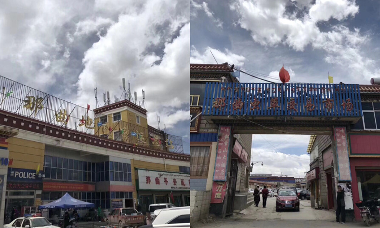 那曲地區(qū)客運(yùn)站和那曲蟲草交易市場(chǎng)圖片