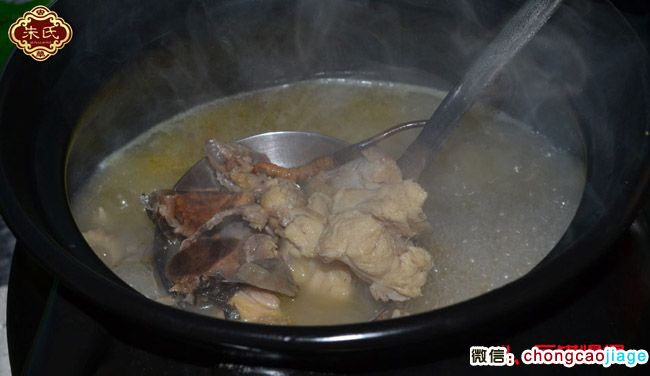 冬蟲夏草燉雞4成品
