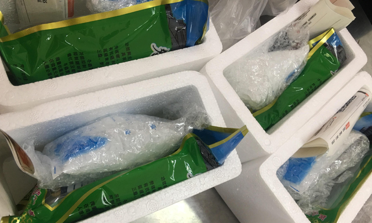 冬蟲夏草冰袋運輸