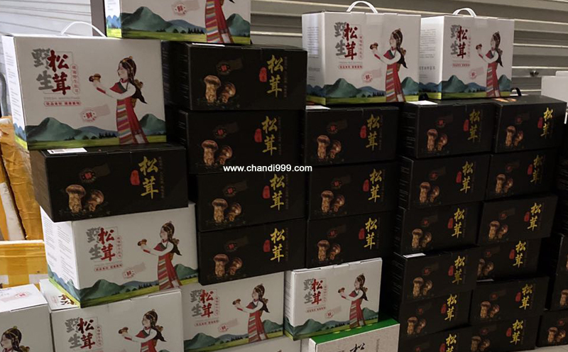 小金松茸禮盒包裝圖片